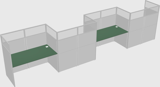 Rectangular cubicles