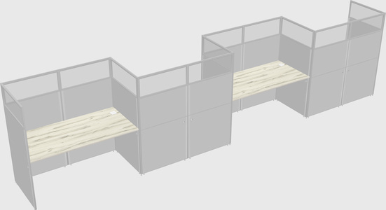 Rectangular cubicles