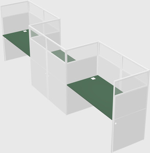 Rectangular cubicles