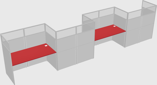 Rectangular cubicles