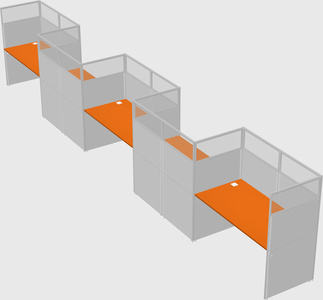 Rectangular cubicles