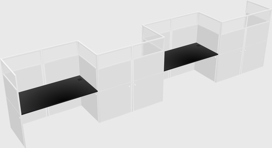 Rectangular cubicles