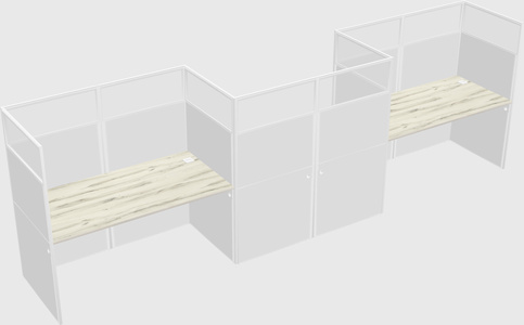 Rectangular cubicles