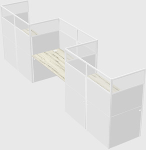 Rectangular cubicles