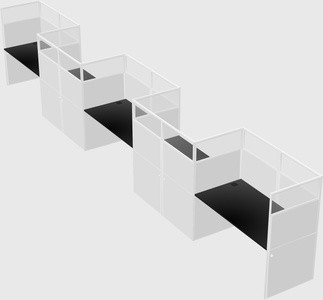 Rectangular cubicles