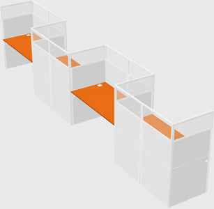 Rectangular cubicles