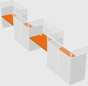 Rectangular cubicles