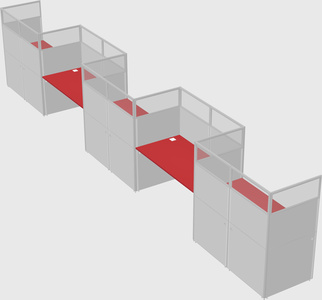 Rectangular cubicles