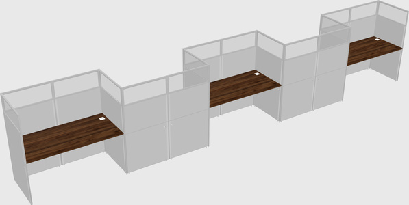 Rectangular cubicles
