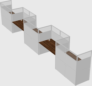 Rectangular cubicles