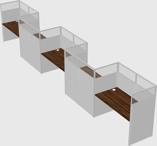 Rectangular cubicles