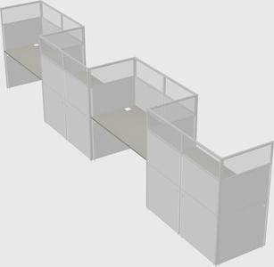 Rectangular cubicles