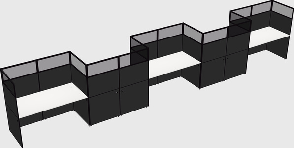 Rectangular cubicles