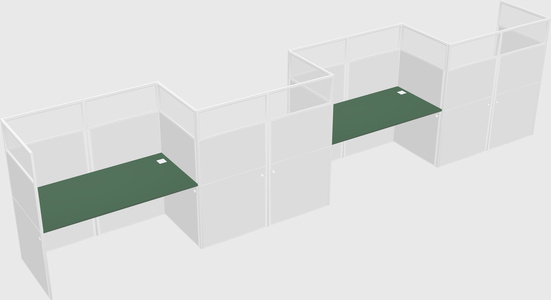 Rectangular cubicles