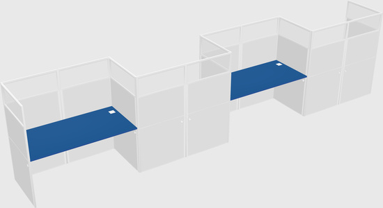 Rectangular cubicles