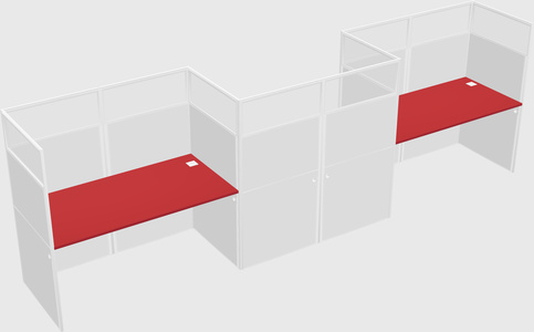 Rectangular cubicles