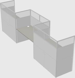 Rectangular cubicles