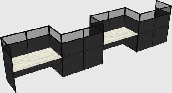 Cabines rectangulaires
