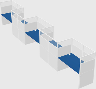 Rectangular cubicles