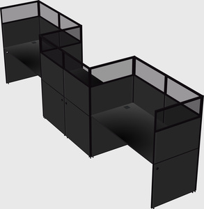 Rectangular cubicles