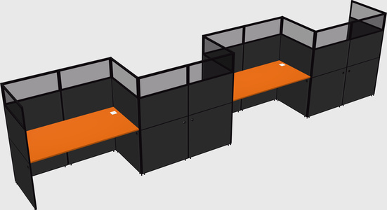 Rectangular cubicles
