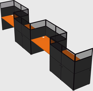 Rectangular cubicles