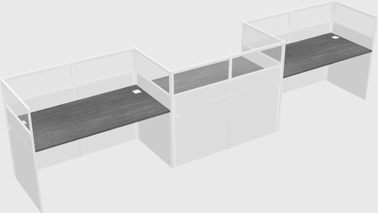 Rectangular cubicles