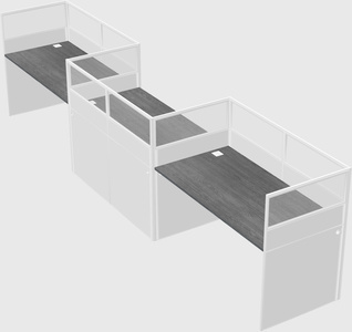 Rectangular cubicles