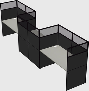 Rectangular cubicles