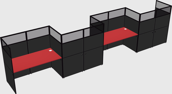 Rectangular cubicles