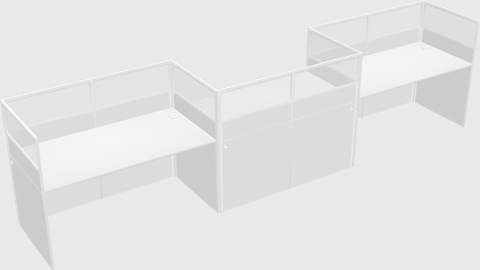 Rectangular cubicles