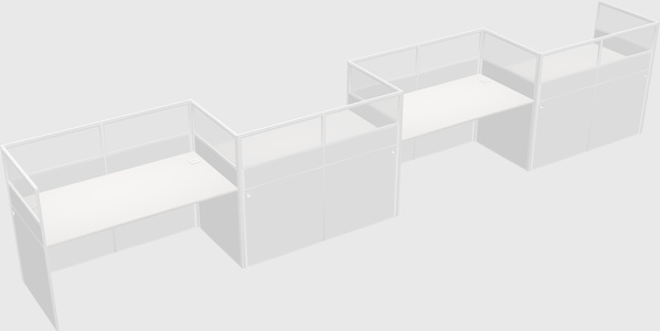 Rectangular cubicles