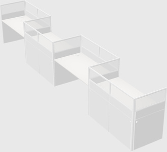 Rectangular cubicles