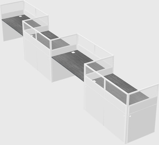 Rectangular cubicles