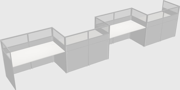 Rectangular cubicles