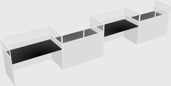 Rectangular cubicles