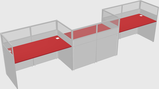 Rectangular cubicles