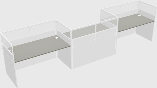 Rectangular cubicles