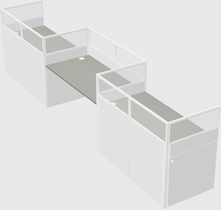 Rectangular cubicles