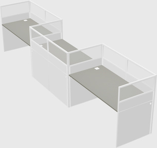 Rectangular cubicles