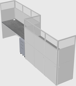 Rectangular cubicles