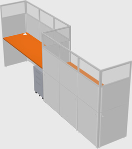 Rectangular cubicles