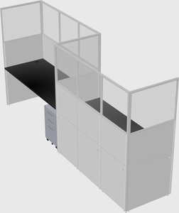 Rectangular cubicles