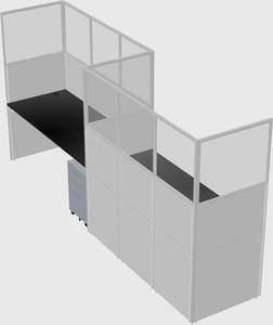 Rectangular cubicles