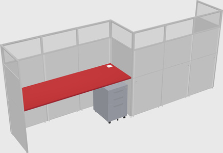 Rectangular cubicles
