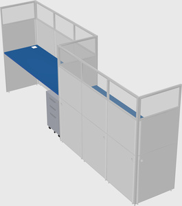 Rectangular cubicles
