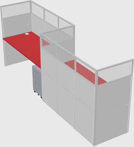 Rectangular cubicles