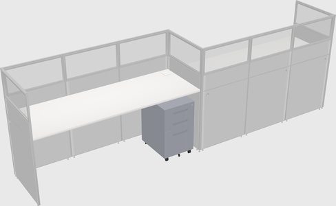 Rectangular cubicles