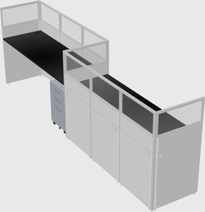 Cabines rectangulaires