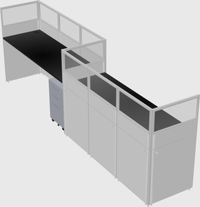 Cabines rectangulaires